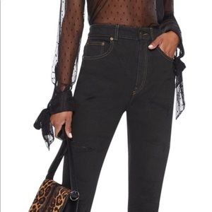 YSL High wasted jeans